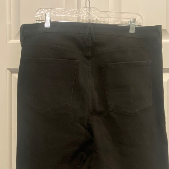 New! Good American Good Waist Moto jeans high waisted black. - Picture 7 of 16